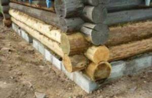 Замена фундамента деревянных домов, как переделать: поднять и залить своими руками