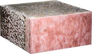 При изготовлении бетонного сайдинга используется смесь на основе песка, цемента и целлюлозных волокон