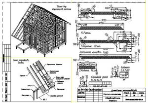 Чертеж дома  размерами каркасного для ПМЖ: Инструкция и Советы