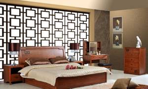 Невысокая, в меру жесткая постель из натуральных материалов - отличное решение для комнаты в китайском стиле!