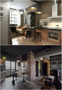 Дизайн кухни на подиуме совмещенной с гостинной с барной стойкой: Идеи и Инструкция по монтажу