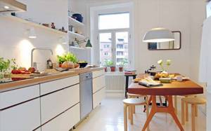 Дизайн кухни в скандинавском стиле