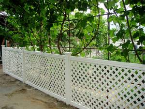 Пластиковая ограда для садовых посадок