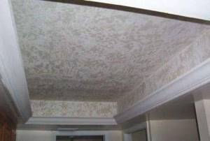 Флизелиновые обои на потолок под покраску