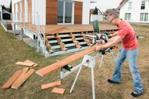 Инструменты для строительства деревянного каркасного гаража