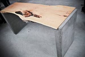 Основание стола из бетона