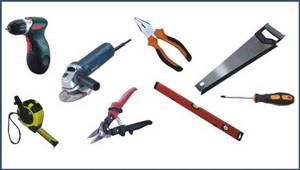 Инструменты, необходимые для обшивки стен сайдингом