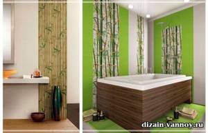 плитка бамбук для ванной