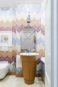 Сочетание плитки в ванной: советы, тренды и 50+ примеров для вдохновения