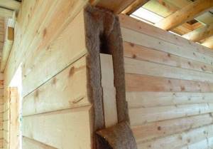 Внутрення отделка стен деревянного дома