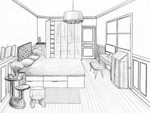 Как правильно нарисовать интерьер комнаты своими руками