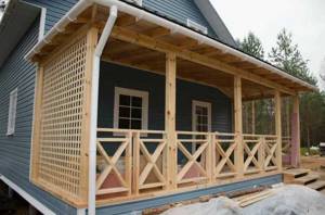 Как пристроить веранду к деревянному дому своими руками: проекты -
