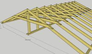 Как сделать дом с двускатной крышой: пошаговая инструкция- проект и чертежи стропил, расчет