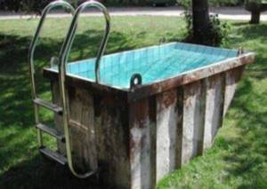 Идея для бассейна на даче