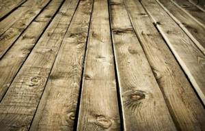 Старый деревянный пол