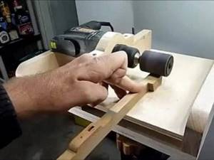 Как сделать шлифовальный станок из дрели