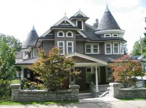 Викторианский стиль фасады домов