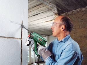 Как штробить бетон своими руками: перфоратор или штроборез? Как правильно провести сделать: Пошаговая инструкция