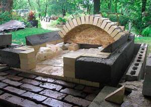 как сделать камин из жаропрочного бетона