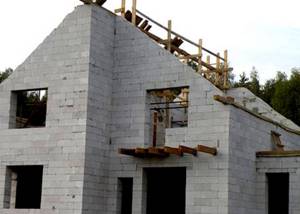 постройка дома из пеноблоков