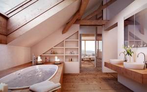 Ванная комната в рустикальном стиле от von Mann Architektur GmbH Рустикальный