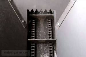 Система доставки угля из бункера в котел «Ямал»