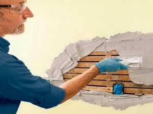 Технология ремонта штукатурки внутренних стен