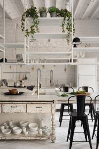 Кухня в белом цвете