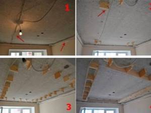 Монтаж двухуровневых натяжных потолков для зала: Виды монтажа и характеристики
