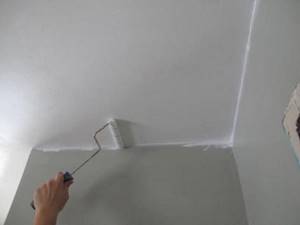 Как покрасить потолок в туалете