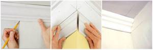Обрезаем потолочный плинтус в домашних условиях правильно: Пошаговая инструкция