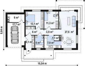 Одноэтажные дома их плюсы и минусы-Основые Виды и стили - Комфортность, красота и практичность