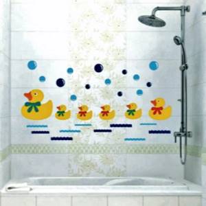 Оформляем ванную декоративными наклейками- Идеи: Обзор