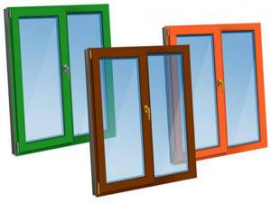Ламинированные окна - несколько популярных цветов