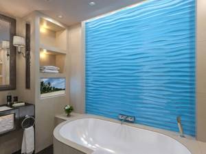 Пластиковые панели 3д для ванной – особенности применения