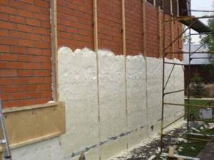 Теплоизоляция кирпичной стены