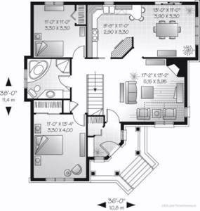 планировка одноэтажных домов (19)