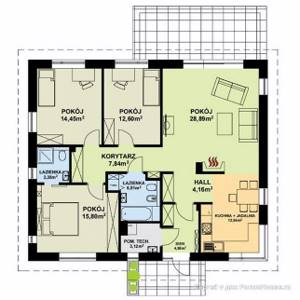планировка одноэтажных домов (8)