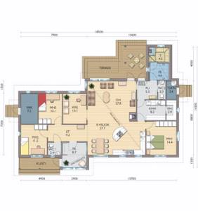 планировка одноэтажных домов (4)
