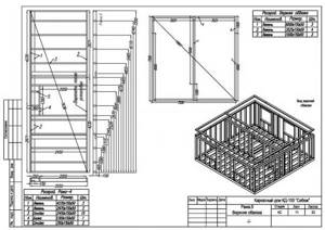 Проекты каркасных одноэтажных домов с планировкой: Инструкция