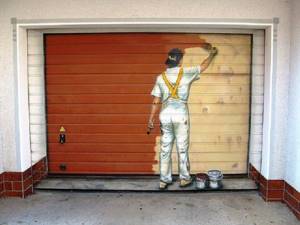 Рисунки на гараже и гаражных воротах своими руками: Идеи