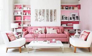 Розовый цвет в интерьере – особенности оформления, для каких стилей подойдет
