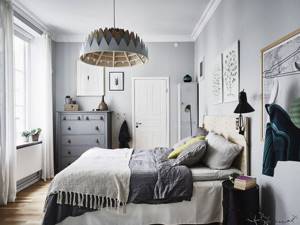дизайн спальни в скандинавском стиле фото
