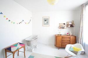 Эконом дизайн детской комнаты светлый