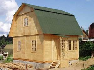 Строим каркасный домик 6 на 8 своими руками: одноэтажный или двухэтажный проект с мансардой и без