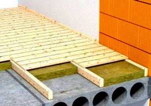 Укладка деревянного пола на лаги на бетонный пол