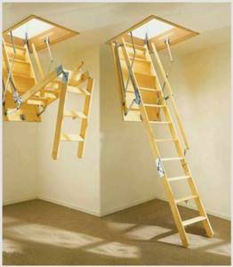 Установка люка на чердак с лестницей своими руками: пошаговая инструкция - размеры и расстояние от стены