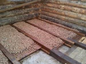 Утепление фундамента деревянного дома изнутри