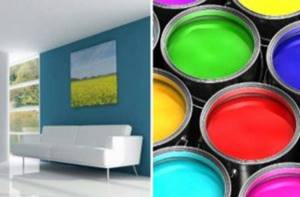 Дизайн комнаты в акриловых красках