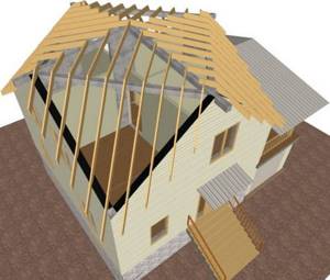 Проект дома с шестигранной купольной крышей